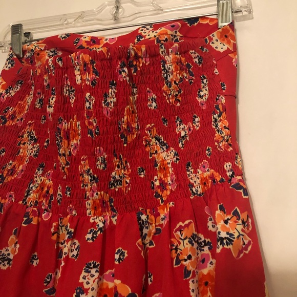 American Eagle Outfitters Dress Floral Strapless - Picture 6 of 6